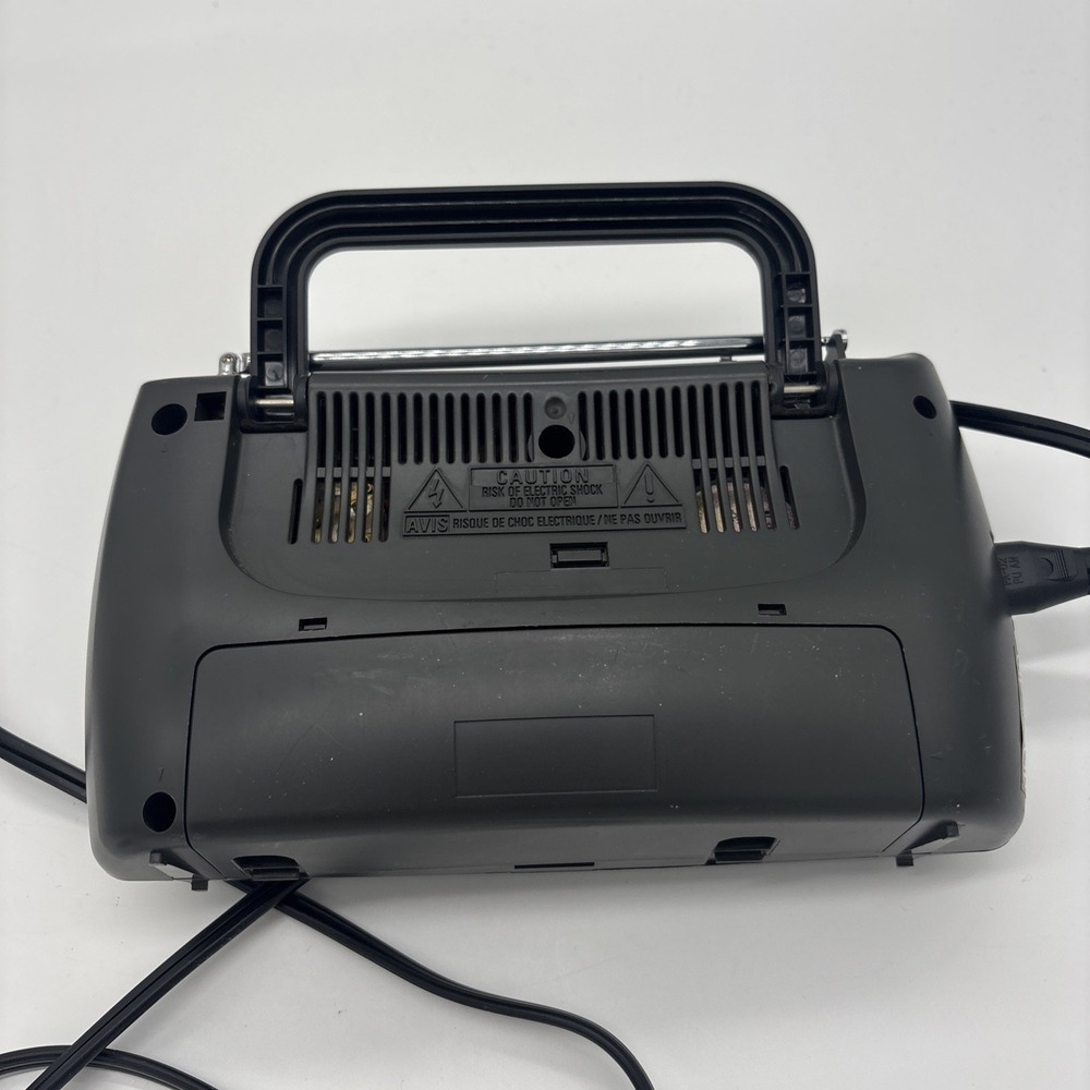 Magnavox AE2145 Portable AM FM TV Weather Radio Black . Tested And‎ Working. - Picture 8 of 15